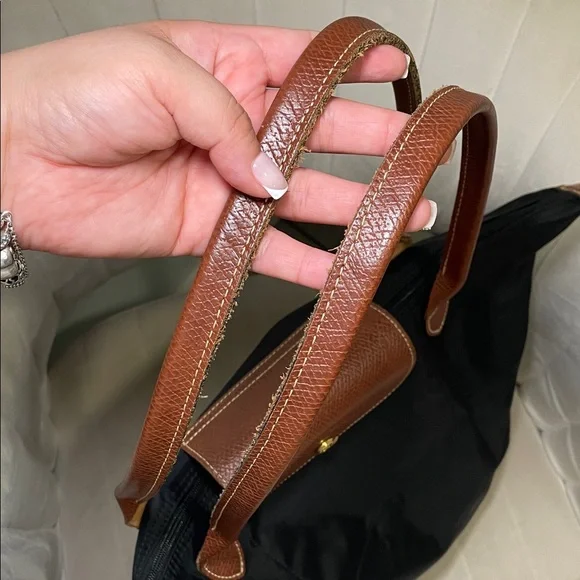 Large Black Longchamp Tote Bag - Picture 11 of 16